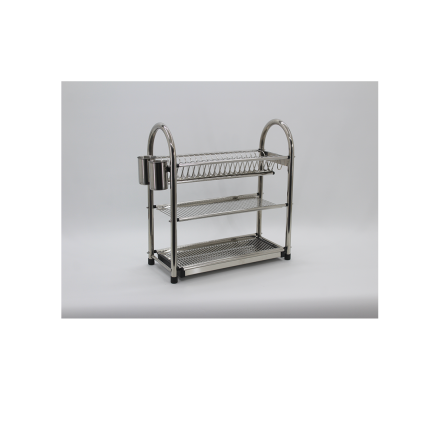 DISH RACK STAINLESS STEEL  (3LAYERS)