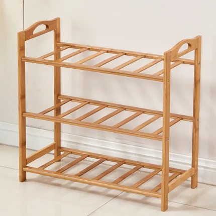 WOODEN SHOES RACK
